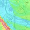 Topografische Karte Vancouver, Höhe, Relief