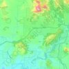Topografische Karte Sedona, Höhe, Relief