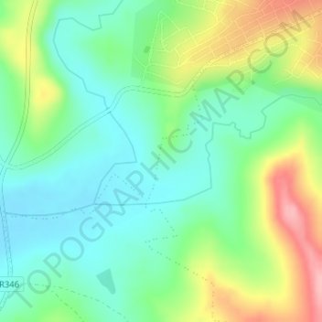 Topografische Karte Good Enough, Höhe, Relief