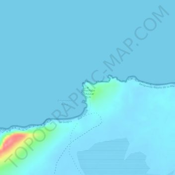 Topografische Karte Cerro Pilón de Azúcar, Höhe, Relief