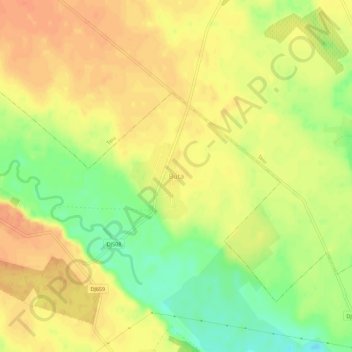 Topografische Karte Buta, Höhe, Relief