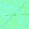 Topografische Karte Gosberton Clough, Höhe, Relief