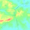 Topografische Karte Daniel Boone, Höhe, Relief