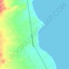 Topografische Karte Cancun Beach Resort, Höhe, Relief