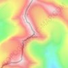 Topografische Karte Malyy Pamir, Höhe, Relief