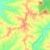 Topografische Karte Sligo, Höhe, Relief
