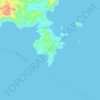 Topografische Karte Colongcogong, Höhe, Relief