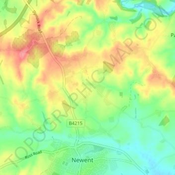 Topografische Karte The Scarr, Höhe, Relief