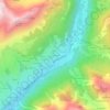 Topografische Karte Champlan, Höhe, Relief