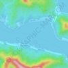Topografische Karte Baie de Ha’amene, Höhe, Relief