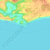 Topografische Karte Port Bruce, Höhe, Relief