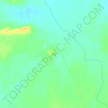 Topografische Karte Gedi, Höhe, Relief