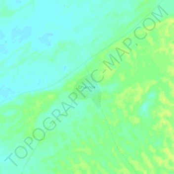 Topografische Karte Dharnok, Höhe, Relief