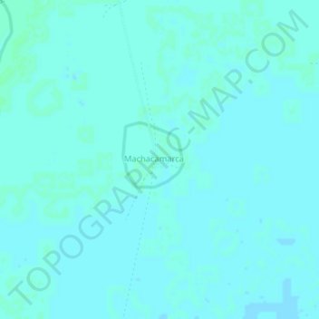 Topografische Karte Machacamarca, Höhe, Relief