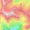 Topografische Karte Cime de Prals, Höhe, Relief