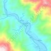 Topografische Karte Mabato, Höhe, Relief