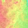 Topografische Karte Gatchina, Höhe, Relief