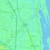 Topografische Karte North Palm Beach, Höhe, Relief
