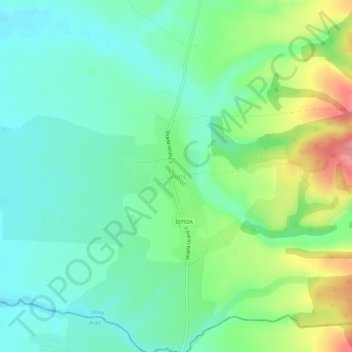 Topografische Karte Ucuriș, Höhe, Relief