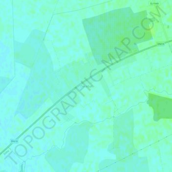 Topografische Karte Decebal, Höhe, Relief