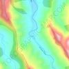 Topografische Karte Illinbah, Höhe, Relief