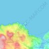 Topografische Karte St Ives, Höhe, Relief