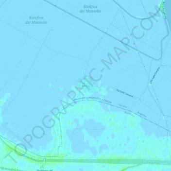 Topografische Karte Anita, Höhe, Relief