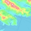 Topografische Karte Kalymnos, Höhe, Relief
