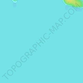 Topografische Karte Potagannissing Bay, Höhe, Relief