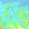 Topografische Karte Ruwi, Höhe, Relief