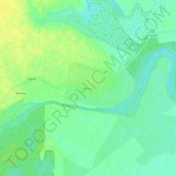 Topografische Karte Banița, Höhe, Relief