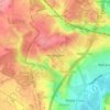 Topografische Karte Heronsgate, Höhe, Relief