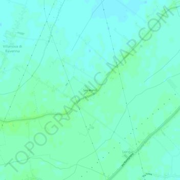 Topografische Karte San Marco, Höhe, Relief