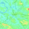 Topografische Karte Perumbavoor, Höhe, Relief