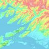 Topografische Karte Channel Islands, Höhe, Relief