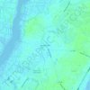 Topografische Karte Waverly Mills, Höhe, Relief