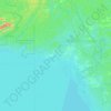 Topografische Karte Herschel Island, Höhe, Relief