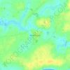 Topografische Karte Øster Assels, Höhe, Relief