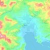 Topografische Karte Άργος, Höhe, Relief