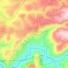 Topografische Karte Qaaqaait El Jisr, Höhe, Relief