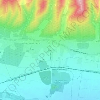 Topografische Karte Arva, Höhe, Relief