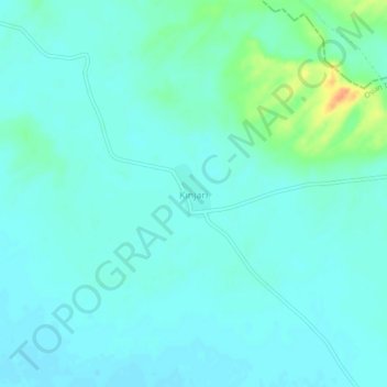 Topografische Karte Kinjari, Höhe, Relief