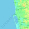Topografische Karte Negombo, Höhe, Relief
