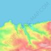 Topografische Karte Port Isaac, Höhe, Relief