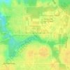 Topografische Karte FishHawk, Höhe, Relief