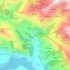 Topografische Karte Ind, Höhe, Relief