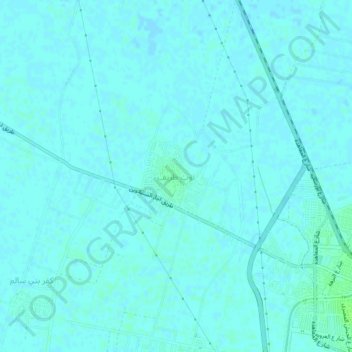 Topografische Karte نوب طريف, Höhe, Relief