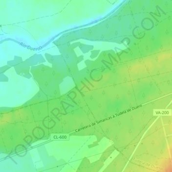 Topografische Karte Santinos, Höhe, Relief