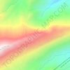 Topografische Karte Tizi n' Tarkedit, Höhe, Relief