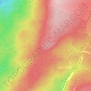 Topografische Karte Wilson's Pike, Höhe, Relief